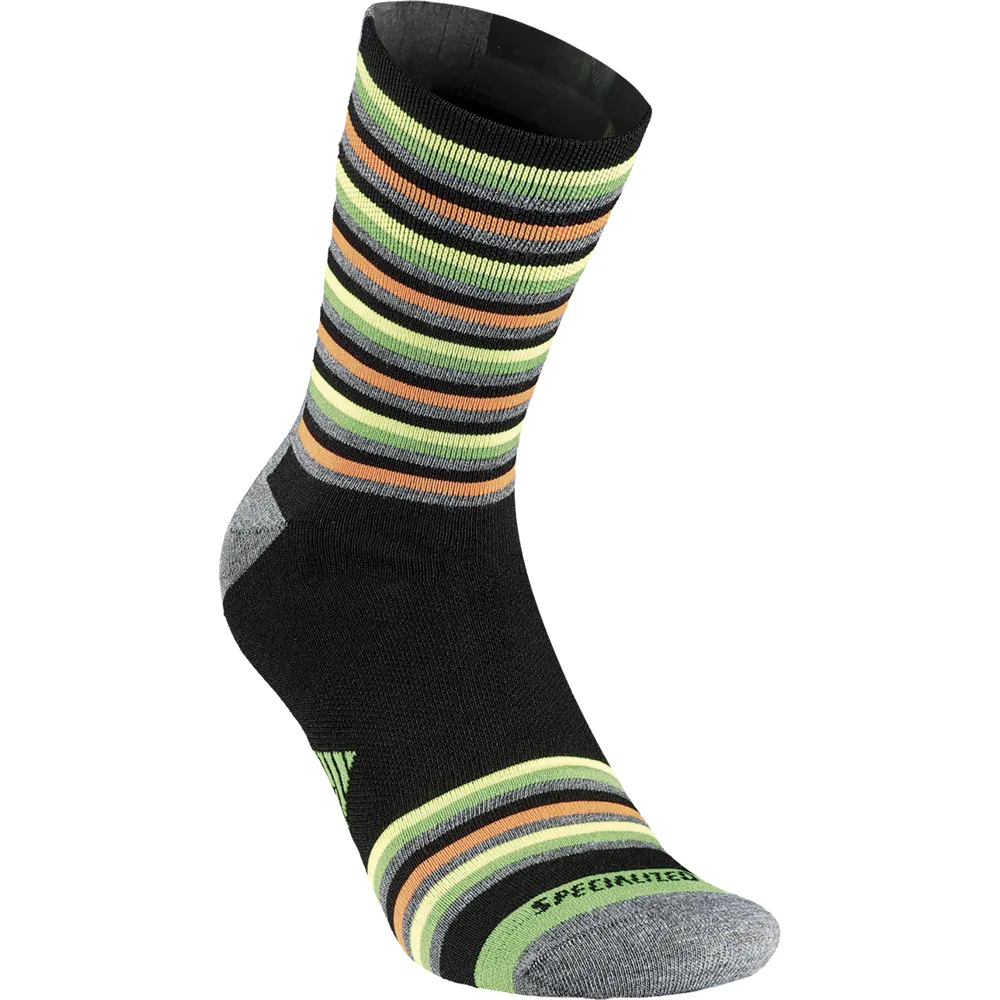 Specialized Full Stripe Winter Socks Black/yellow