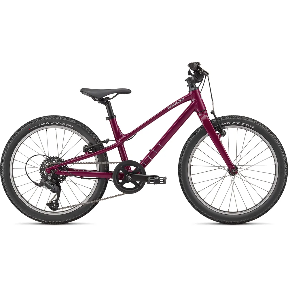 Specialized Jett 20 Kids Mountain Bike 2022 Gloss Raspberry/uv Lilac