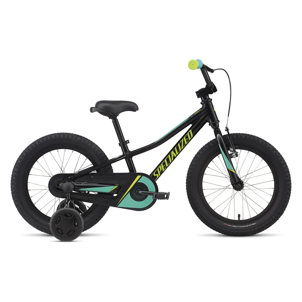 Specialized Riprock Coaster 16 Kids Bike 2021 Black/emerald/green