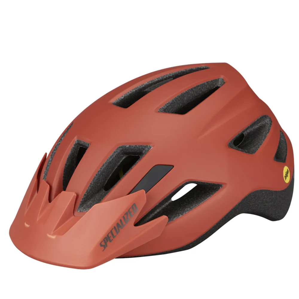 Specialized Shuffle Youth Led Mips Helmet Satin Redwood