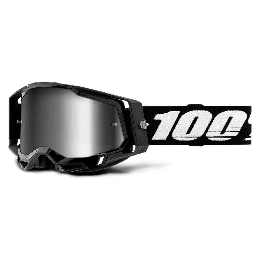 100 Percent Racecraft 2 Mtb Goggles Black/silver Mirror Lens