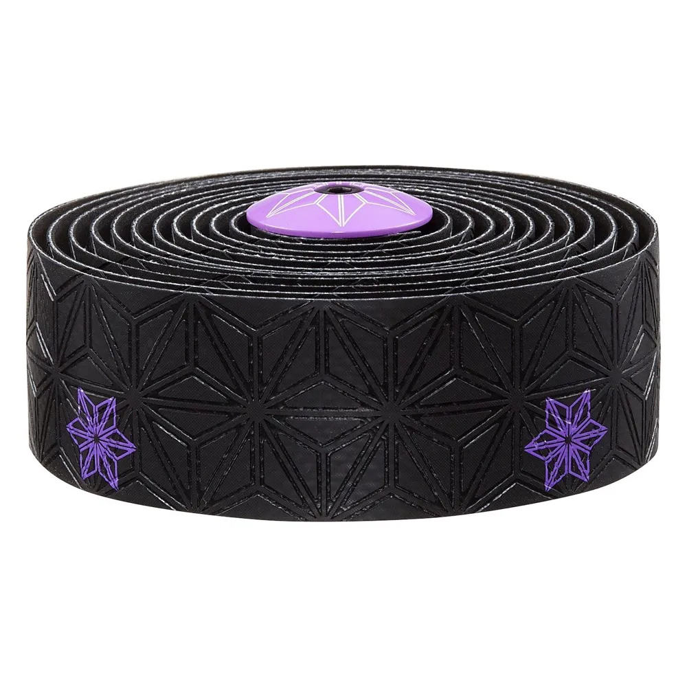 Supacaz Super Sticky Kush Galaxy Road Bar Tape Black/neon Purple