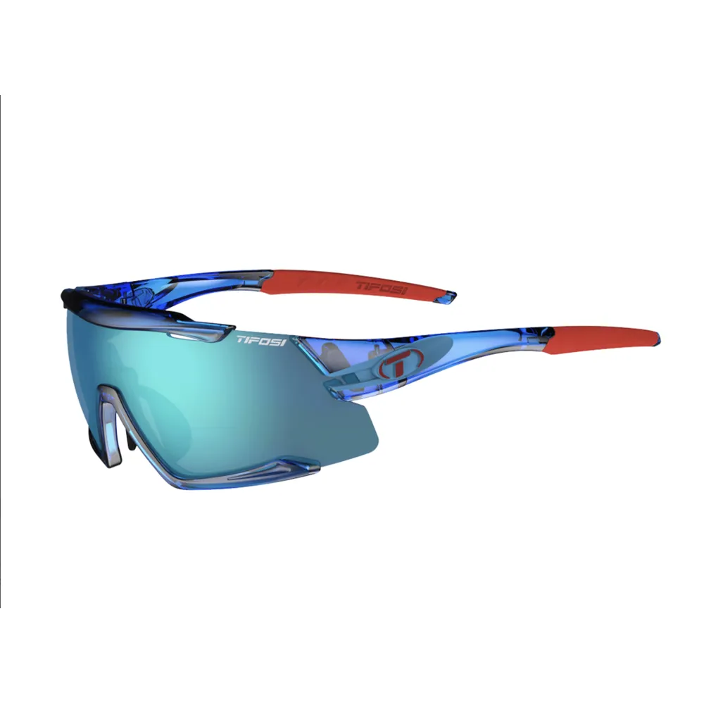 Tifosi Aethon Perfomance 3-lense Sunglasses Crystal Blue/clarion Blue