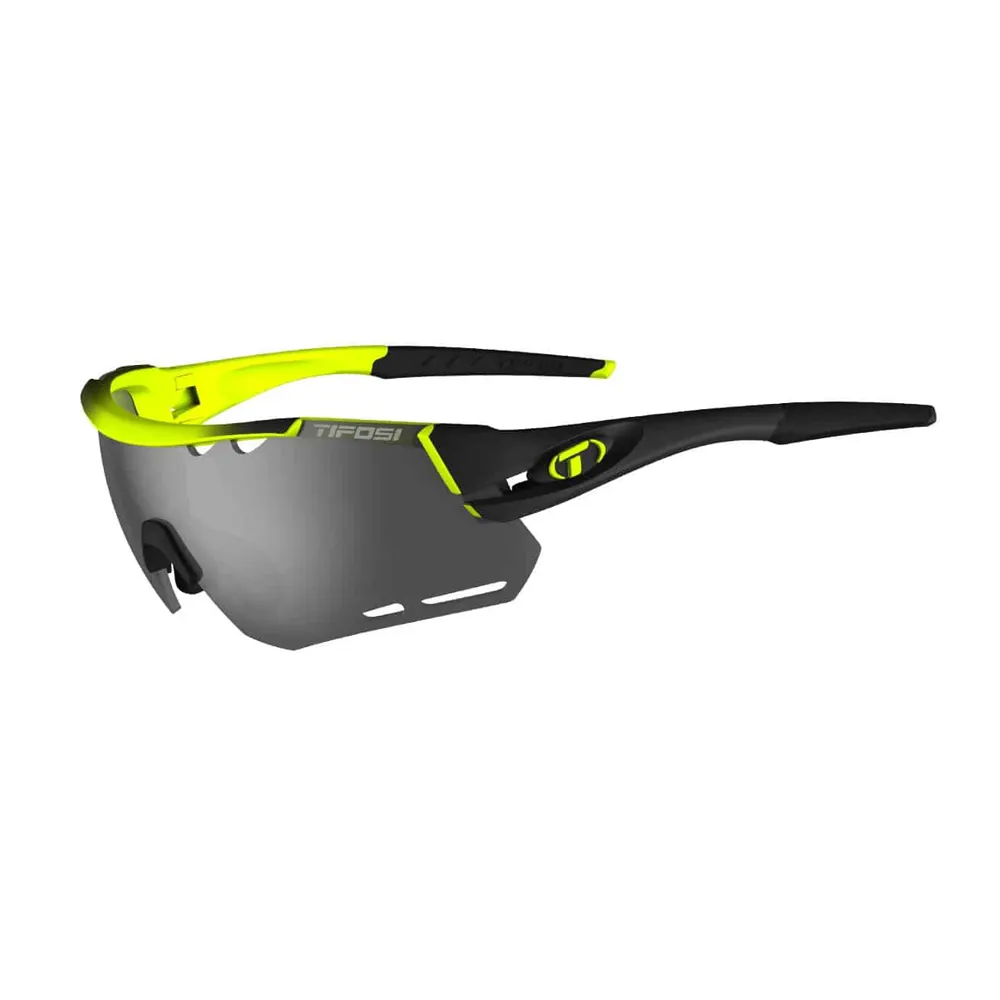 Tifosi Alliant 3-lense Cycling Sunglasses Black/race Neon