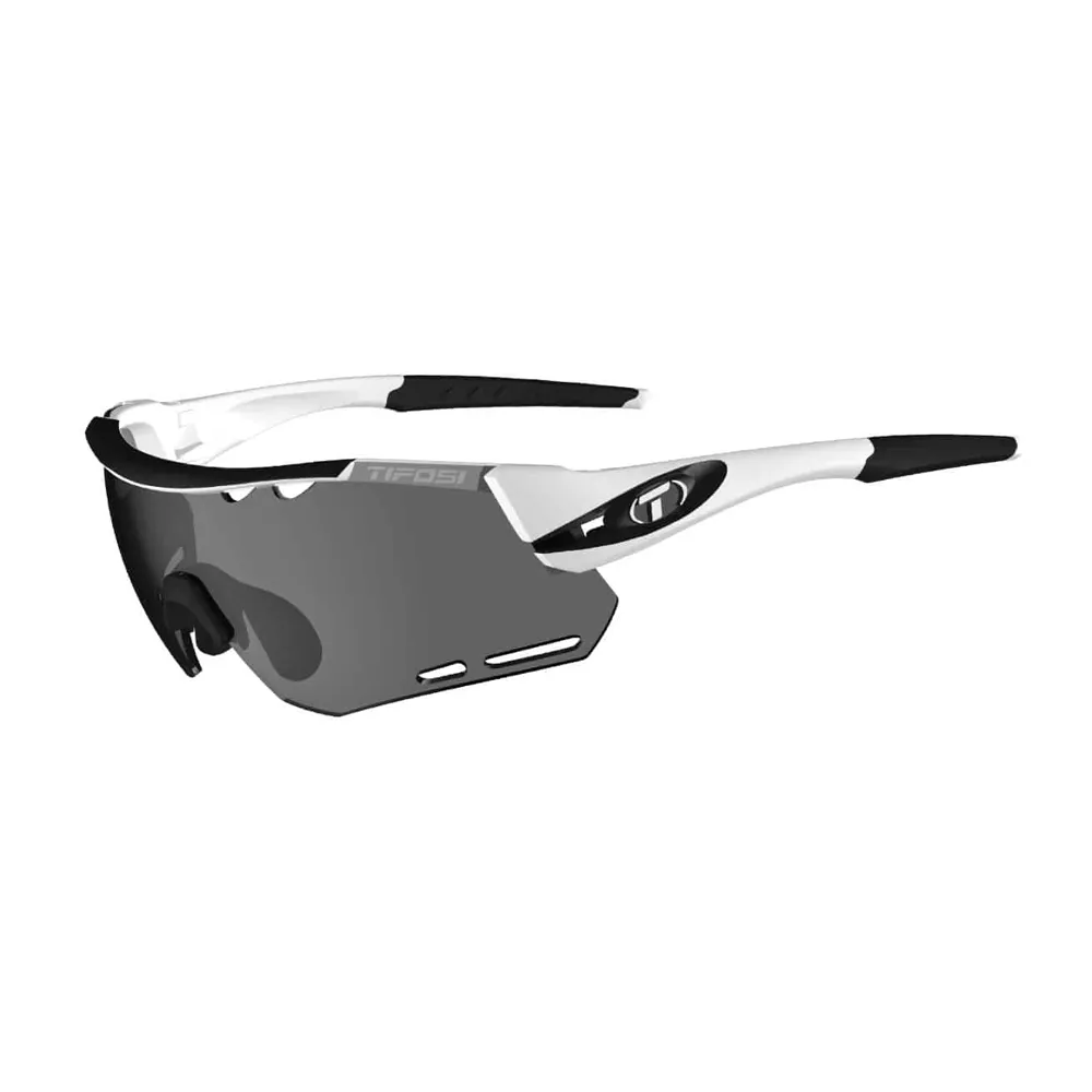 Tifosi Alliant 3-lense Cycling Sunglasses Crystal White/black