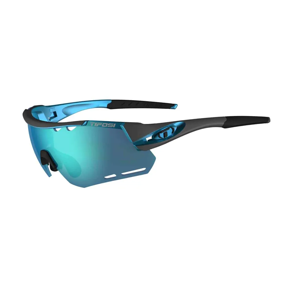 Tifosi Alliant 3-lense Cycling Sunglasses Gunmetal/clarion Blue
