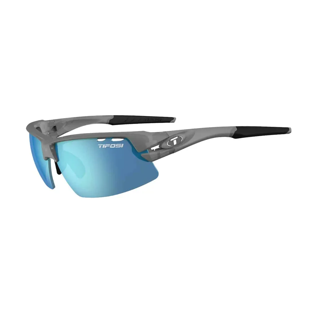 Tifosi Crit Cycling 3-lense Sunglasses Matte Smoke/enliven Off-shore Polarized