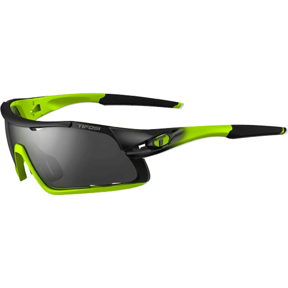 Tifosi Davos Interchangeable Clarion Lens Sunglasses Neon Green