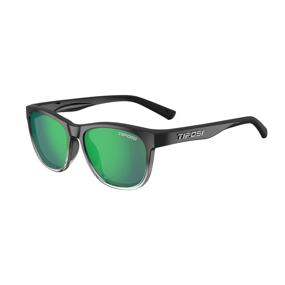 Tifosi Swank Single Lens Sunglasses Onyx Fade/ Green Mirror