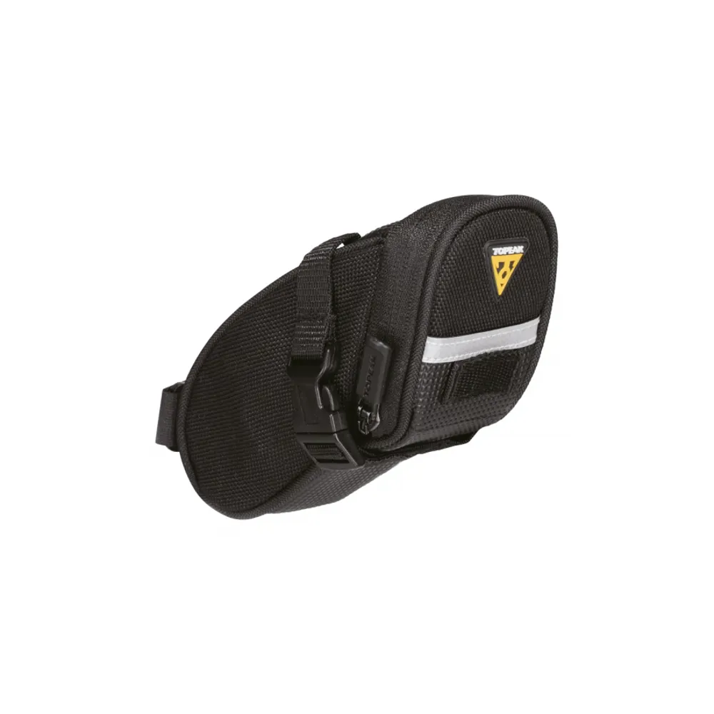 Topeak Aero Wedge Saddlebag With Strap Black